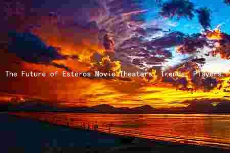 The Future of Esteros Movie Theaters: Trends, Players, and Opportunities Amidst the Pandemic