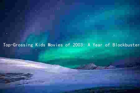 Top-Grossing Kids Movies of 2003: A Year of Blockbusters and Critical Successes